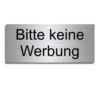 Türschild mit Gravur keine Zeitungen