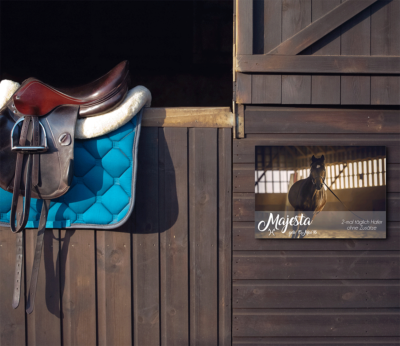 Pferd beschriftet Boxenschild Stallschild Tierschilder