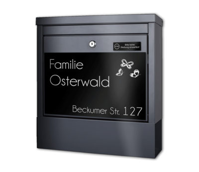briefkasten Name zeitschriften Postkasten haus