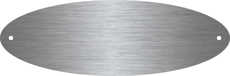 21x7 cm Edelstahl mit Bohrlöcher