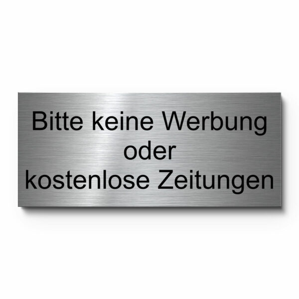 edelstahl türschild kaufen