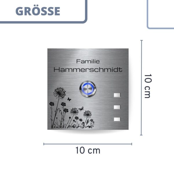 hochwertiges klingelschild