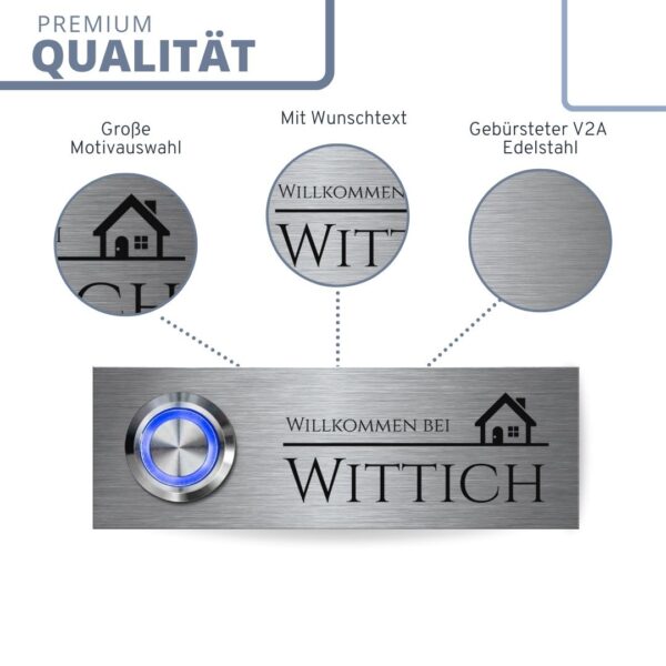 haustür klingelschild