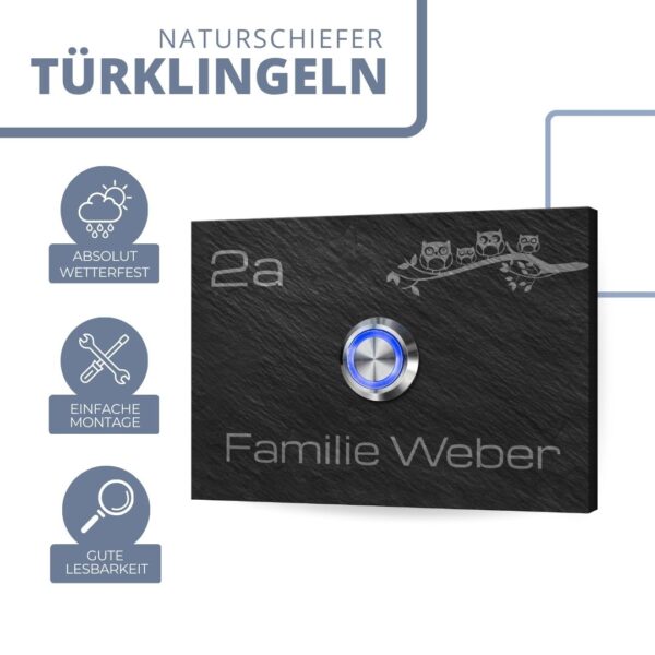 klingelplatte mit familienname