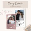 Wandbild mit Song Cover Design