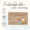 Vatertags Brettchen mit personalisiertem Druck