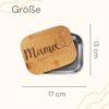 Muttertags Brot Dose mit personalisierter Gravur