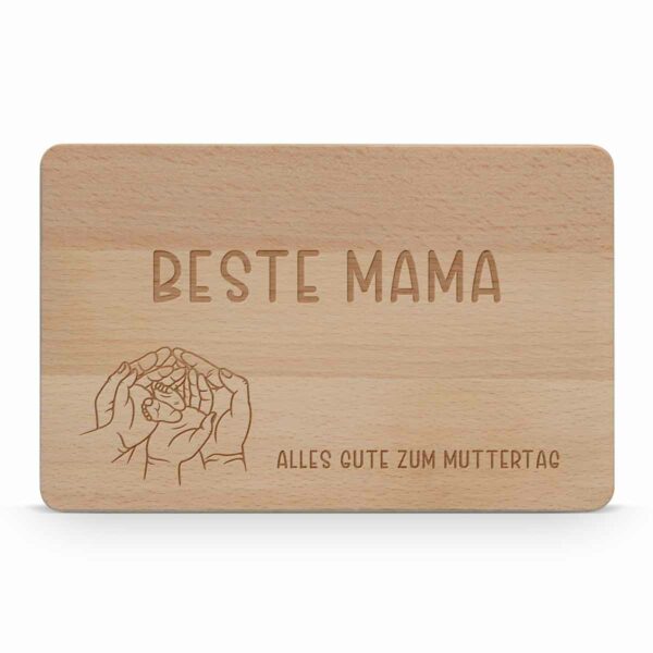 holz brettchen beste mama