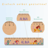 Buntes Lineal mit Namen und Motiv zum Schulstart – Bild 4