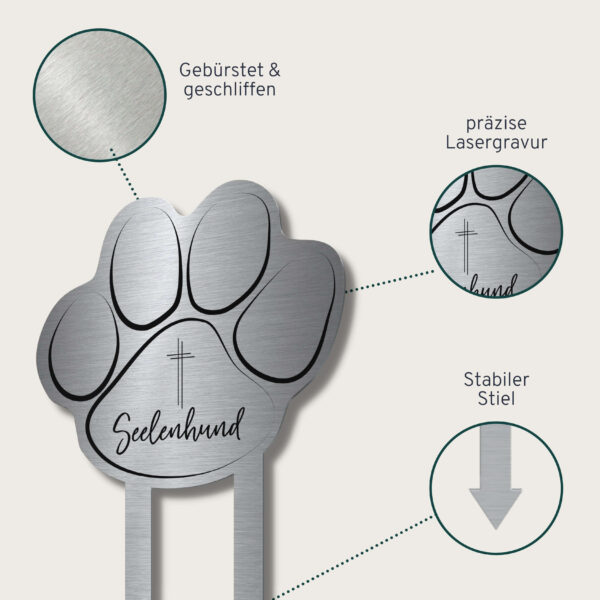 edelstahl blumenstecker tiere