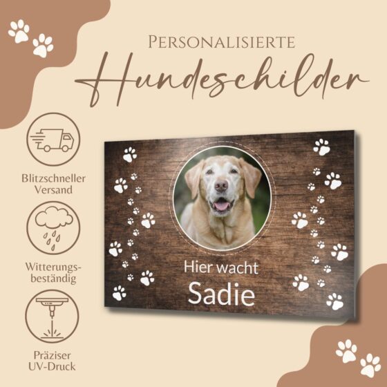 Hundeschild Warnung