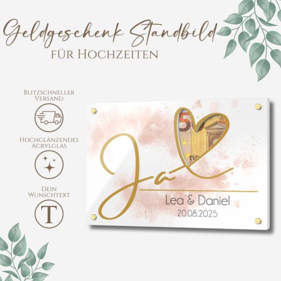 Geldaufsteller als Geschenk