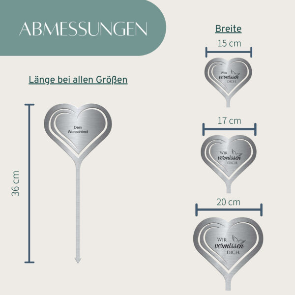 grabstecker herz mit ausschnitt und persönlichem text grabstecker gravur qualitaet mensch herz3 scaled