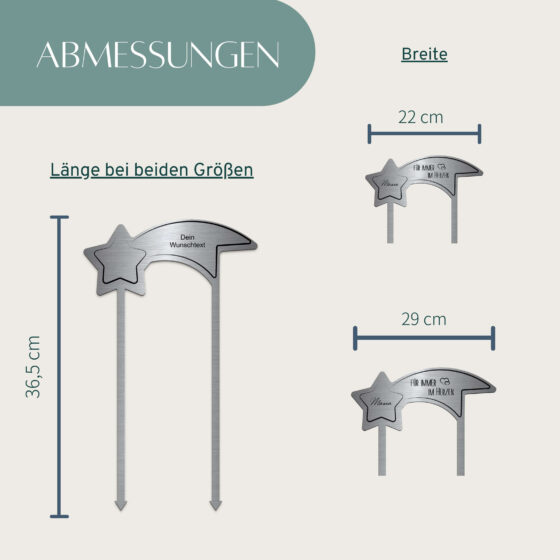 Grabstecker Sternschnuppe