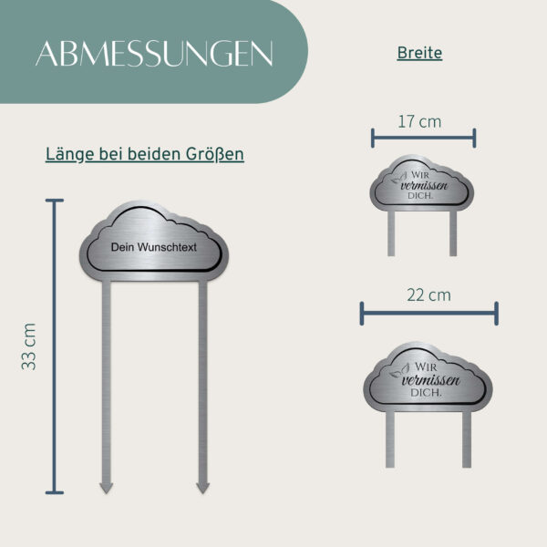 gedenkstecker wolke