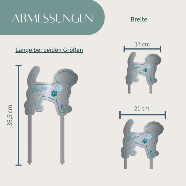 uv druck grabstecker tiere