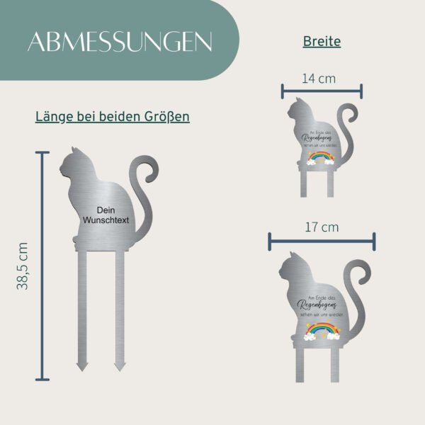 katzen grabstecker