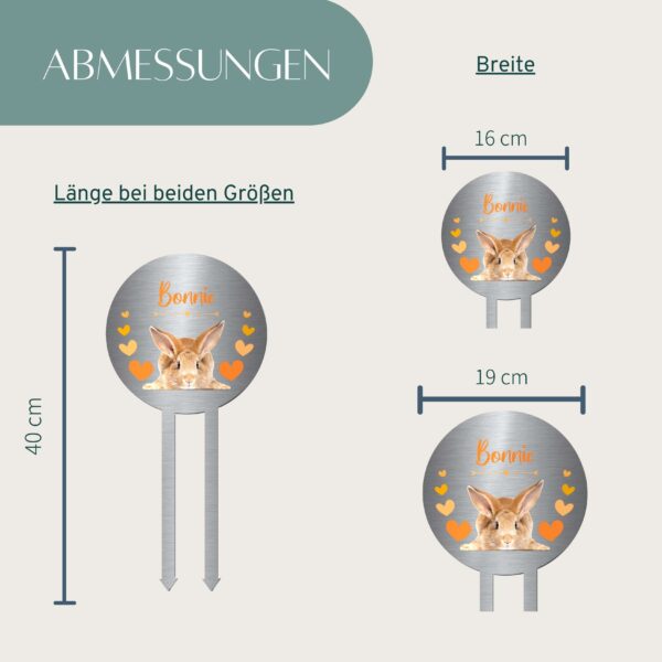 gartenstecker als andenken