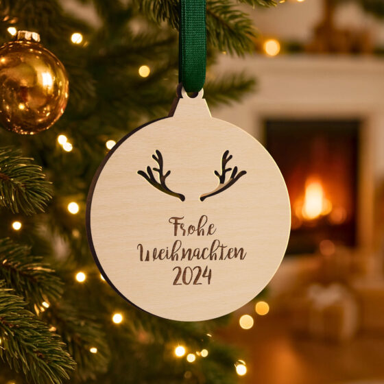 Tannenbaumanhänger mit Geweih