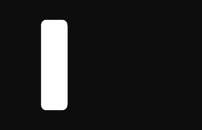 Schwarz 34×24 cm Ausschnitt links