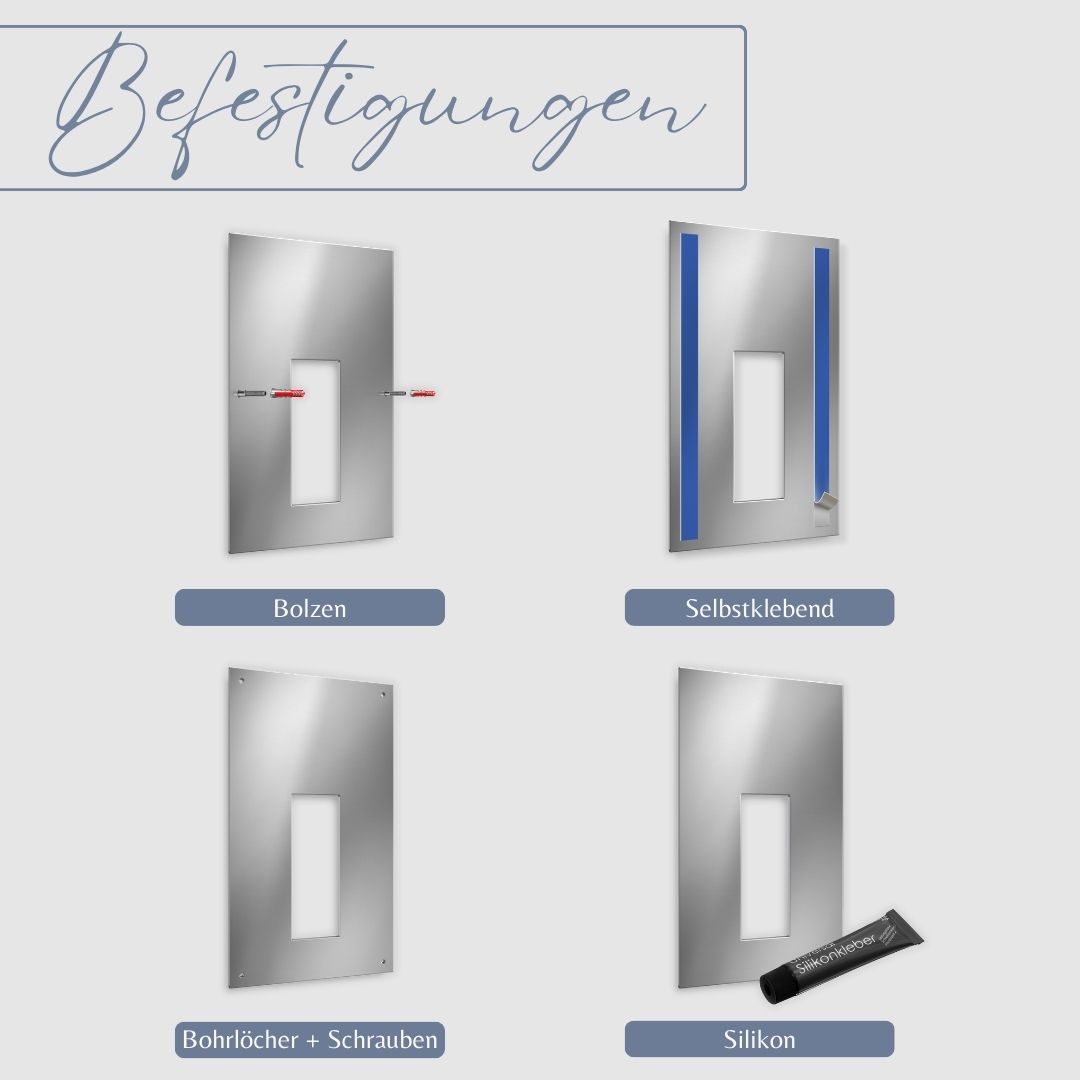 befestigung-klingel-schild-funkklingel Klingelzubehör für die Unifi G4 Pro aus Acrylglas mit Gravur befestigung klingel schild funkklingel