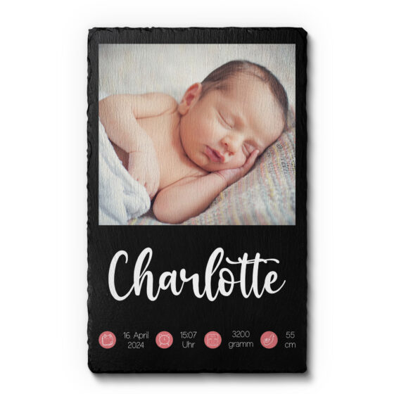 Fotogeschenk aus Schiefer