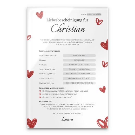 Geschenkidee Valentinstag