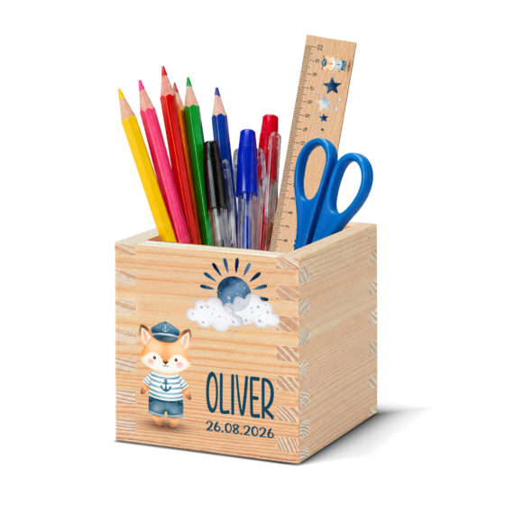 Stiftebox Einschulung personalisiert