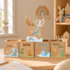 Kinder Stiftehalter aus Holz personalisiert mit Namen – Bild 2