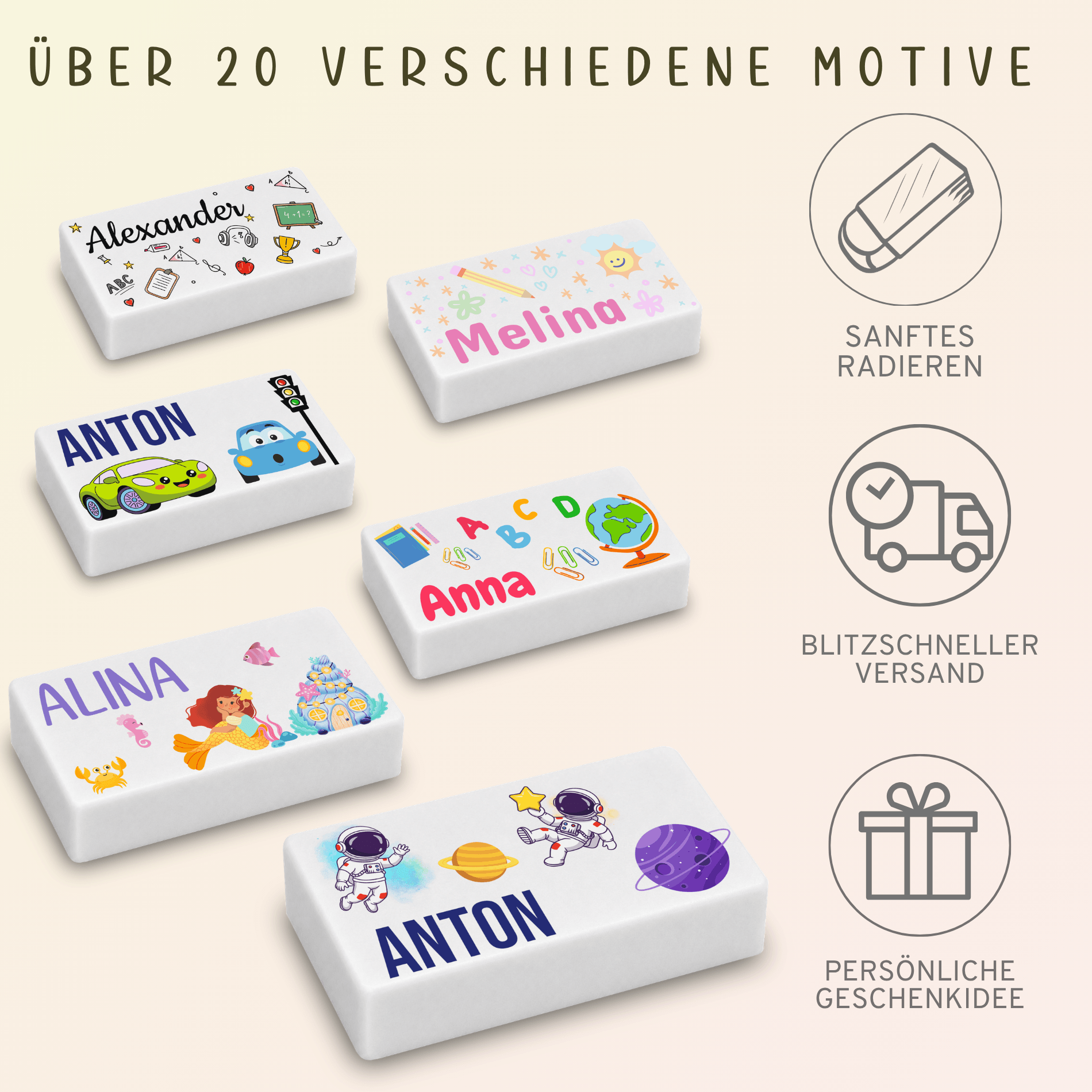 individueller-radiergummi-kinder Radiergummi personalisiert mit Namen und Motiv – Bild 5