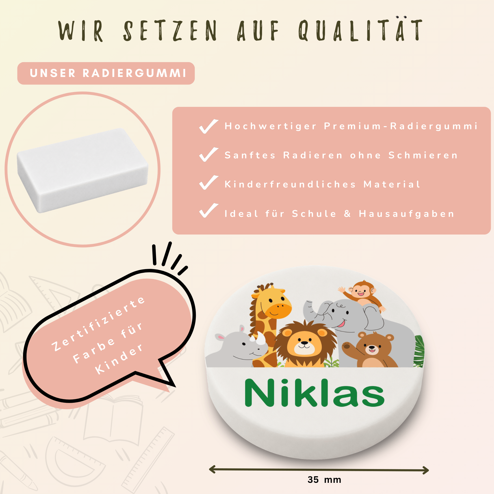 radiergummi-geschenk-einschulung Radiergummi mit Namen personalisiert zum Schulanfang – Bild 4